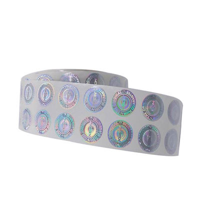 품질  Custom Heat Sensitive Adhesive Laser Hologram Heat Transparent Film Label Sticker 공장