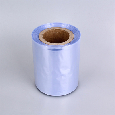 Water Soluble Clear PVC Heat Shrink Wrap Film For Beverage Bottle / Jar / Cosmetic Packaging